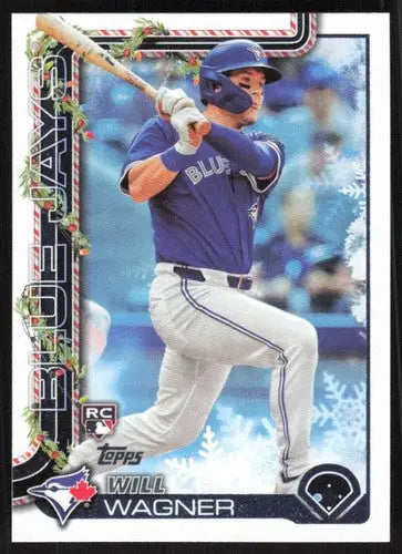 2025 Topps Holiday #H108 Will Wagner NM-MT RC Rookie Blue Jays ID:79920 - Baseball Card Single