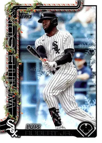 2025 Topps Holiday #H117 Luis Robert Jr. NM-MT White Sox ID:79925 - Baseball Card Single