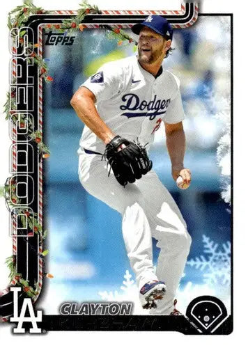2025 Topps Holiday #H126 Clayton Kershaw NM-MT Dodgers ID:79932 - Baseball Card Single