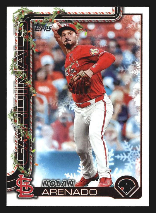 2025 Topps Holiday #H132 Nolan Arenado St. Louis Cardinals - Baseball Card Single