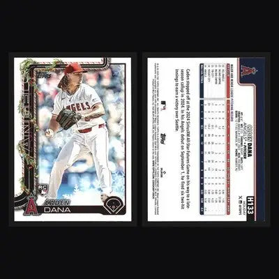 2025 Topps Holiday #H133 Caden Dana Los Angeles Angels RC - Baseball Card Single