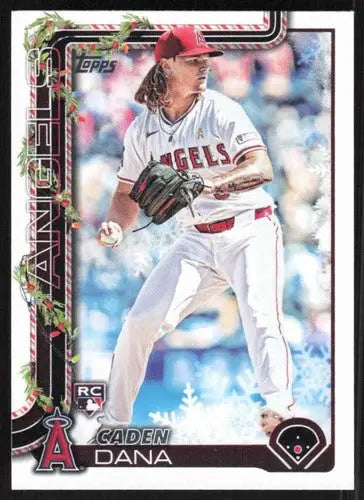 2025 Topps Holiday #H133 Caden Dana NM-MT RC Rookie Angels ID:79936 - Baseball Card Single