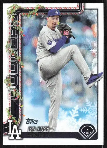 2025 Topps Holiday #H135 Blake Snell NM-MT Dodgers ID:80587 - Baseball Card Single