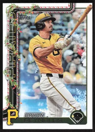 2025 Topps Holiday #H138 Bryan Reynolds NM-MT Pirates ID:79939 - Baseball Card Single