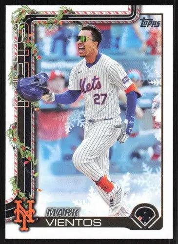 2025 Topps Holiday #H142 Mark Vientos NM-MT Mets ID:79943 - Baseball Card Single