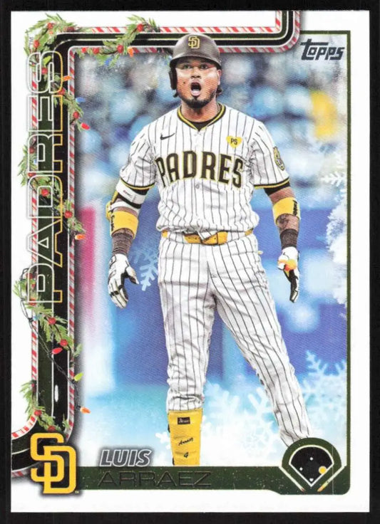 2025 Topps Holiday #H151 Luis Arraez NM-MT San Diego Padres Baseball Card - Baseball Card Single