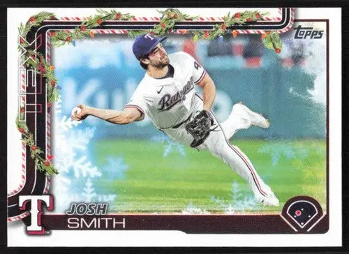 2025 Topps Holiday #H153 Josh Smith NM-MT Rangers ID:80591 - Baseball Card Single