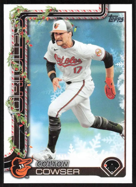 2025 Topps Holiday #H157 Colton Cowser NM-MT Baltimore Orioles Baseball Card - Baseball Card Single