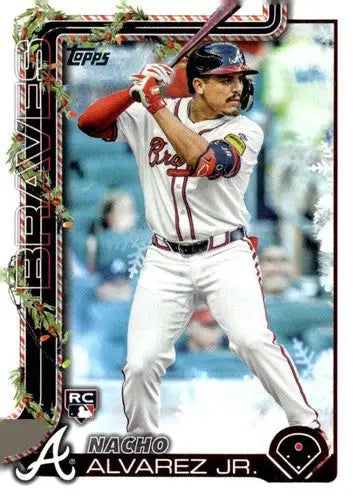 2025 Topps Holiday #H183 Nacho Alvarez Jr. NM-MT RC Rookie Braves ID:79984 - Baseball Card Single