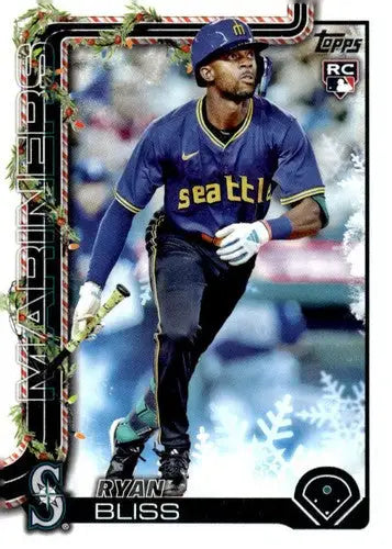 2025 Topps Holiday #H184 Ryan Bliss NM-MT RC Rookie Mariners ID:79985 - Baseball Card Single