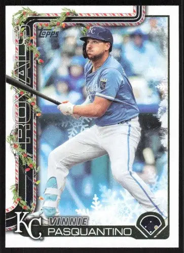 2025 Topps Holiday #H198 Vinnie Pasquantino NM-MT Royals ID:79995 - Baseball Card Single