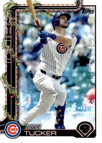 2025 Topps Holiday #H26 Kyle Tucker NM-MT Cubs ID:79842 - Baseball Card Single