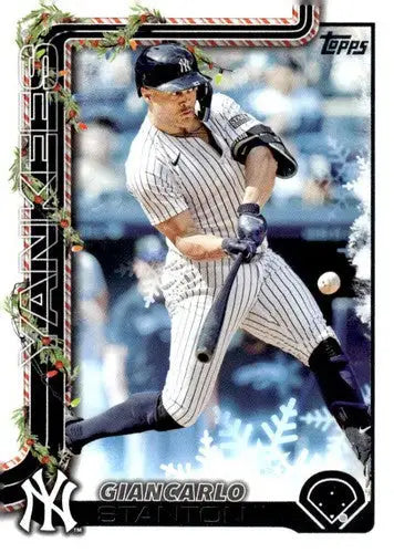 2025 Topps Holiday #H29 Giancarlo Stanton NM-MT Yankees ID:79844 - Baseball Card Single