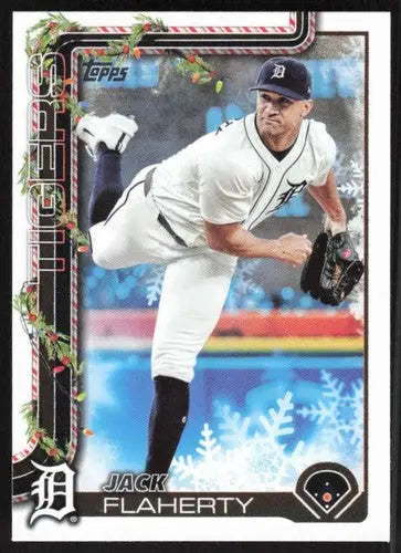 2025 Topps Holiday #H51 Jack Flaherty NM-MT Tigers ID:79864 - Baseball Card Single
