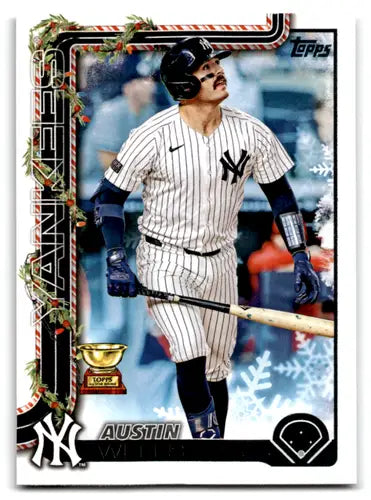 2025 Topps Holiday #H56 Austin Wells NM-MT Yankees ID:79867 - Baseball Card Single