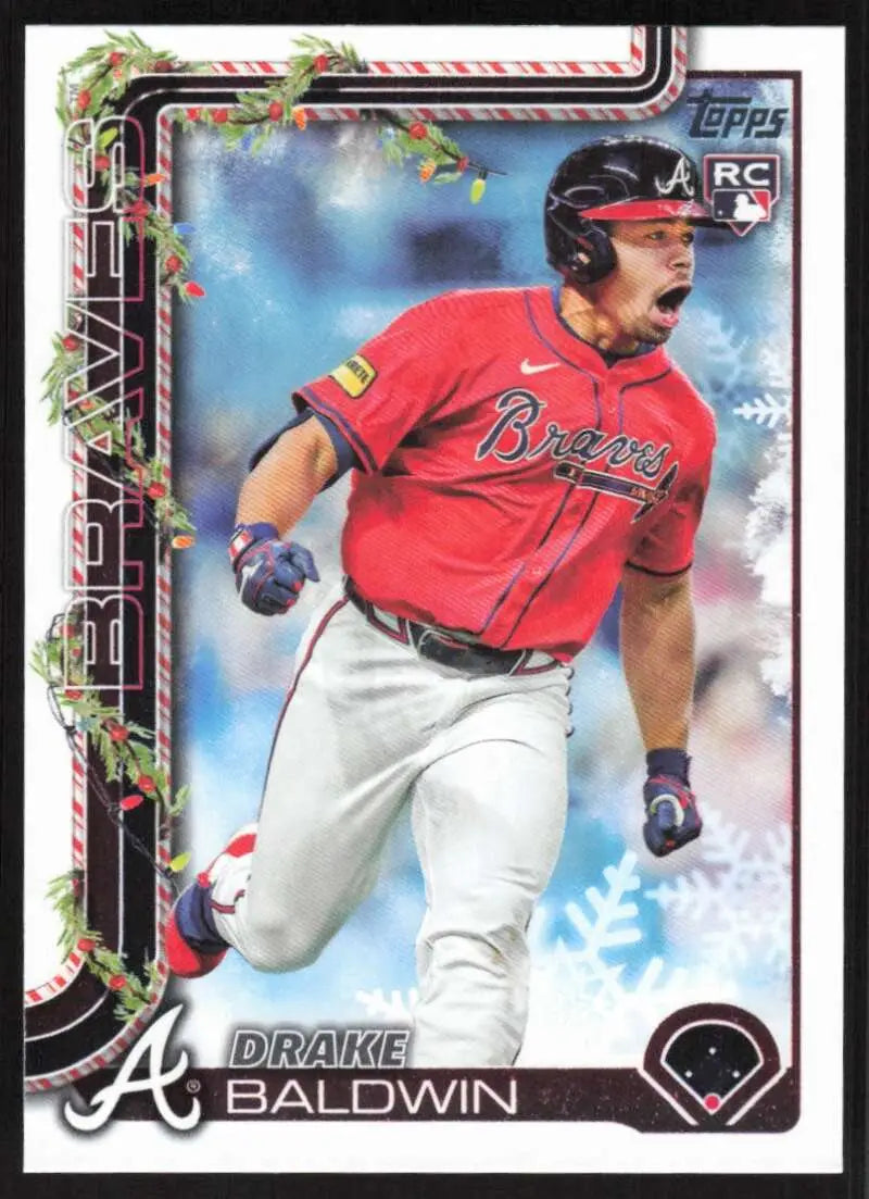 2025 Topps Holiday #H60 Drake Baldwin NM-MT RC Rookie Braves ID:80565 - Baseball Card Single