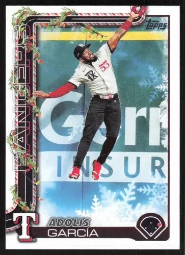 2025 Topps Holiday #H61 Adolis Garcia NM-MT Rangers ID:79869 - Baseball Card Single