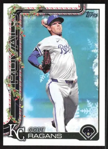 2025 Topps Holiday #H63 Cole Ragans NM-MT Royals ID:79871 - Baseball Card Single