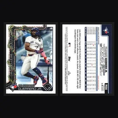 2025 Topps Holiday #H66 Vladimir Guerrero Jr Toronto Blue Jays