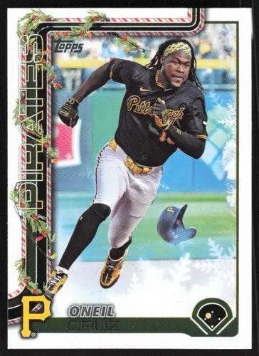2025 Topps Holiday #H73 Oneil Cruz NM-MT Pirates ID:80569 - Baseball Card Single