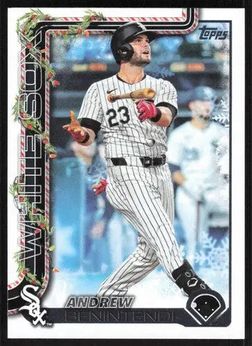 2025 Topps Holiday #H84 Andrew Benintendi NM-MT White Sox ID:79886 - Baseball Card Single