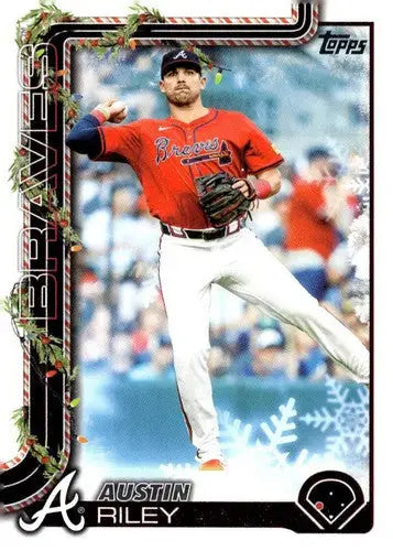2025 Topps Holiday #H86 Austin Riley NM-MT Braves ID:80572 - Baseball Card Single