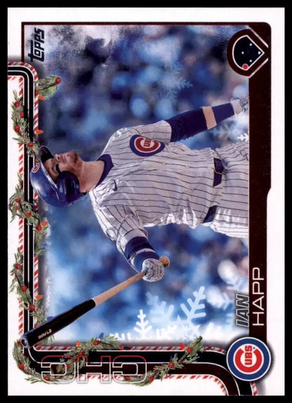 2025 Topps Holiday Ian Happ #H27 Chicago Cubs Baseball Card MLB Sports - Baseball Card