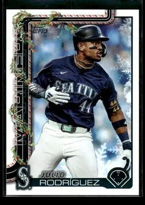 2025 Topps Holiday Julio Rodríguez #H186b Seattle Mariners