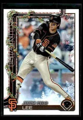 2025 Topps Holiday Jung Hoo Lee #H128 San Francisco Giants