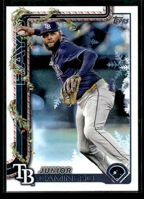 2025 Topps Holiday Junior Caminero #H3 Tampa Bay Rays