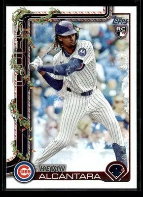 2025 Topps Holiday Kevin Alcántara #H109 RC Chicago Cubs