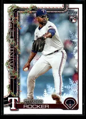 2025 Topps Holiday Kumar Rocker #H148 RC Texas Rangers
