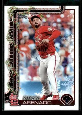 2025 Topps Holiday Nolan Arenado #H132 St. Louis Cardinals