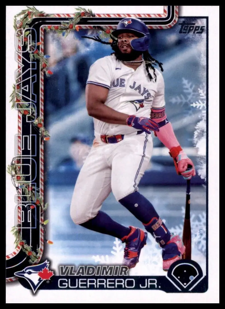 2025 Topps Holiday Vladimir Guerrero Jr #H66 Toronto Blue Jays Baseball Card MLB - Baseball Card Single