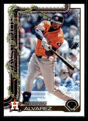 2025 Topps Holiday Yordan Alvarez #H44 Houston Astros
