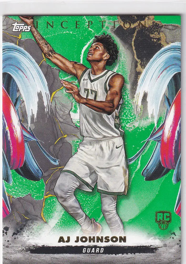 2025 TOPPS INCEPTION #16 AJ JOHNSON- MILWAUKEE BUCKS