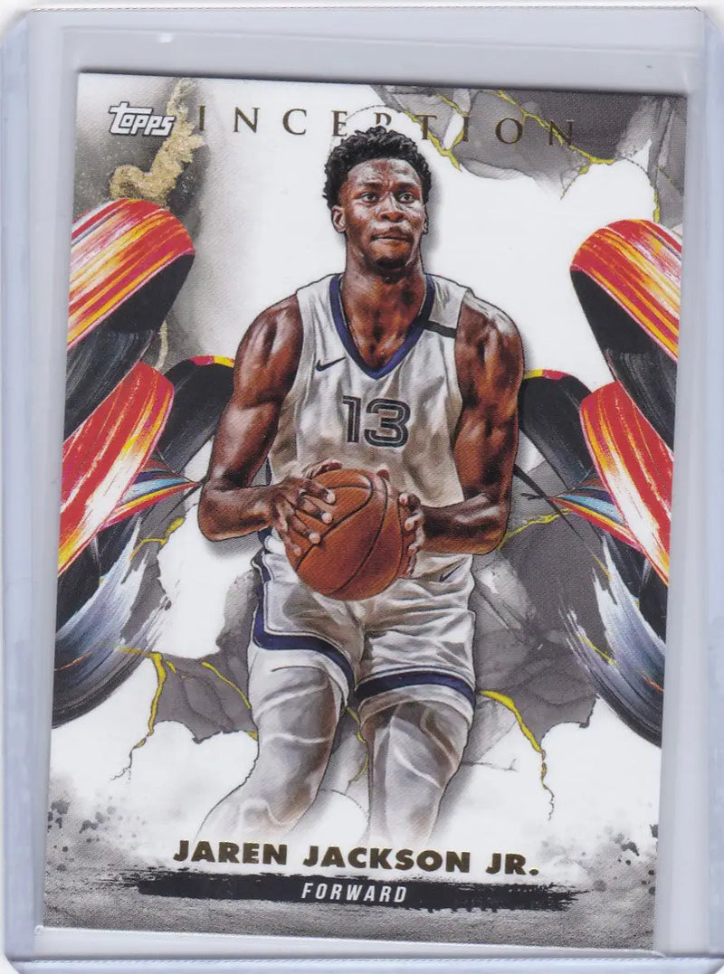 Basketball trading card of Jaren Jackson Jr. from 2025 TOPPS INCEPTION Memphis Grizzlies