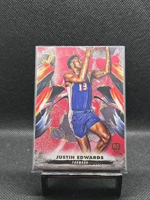 2025 Topps Inception Justin Edwards #49 RC Rookie Card /75 - Basketball Card Single