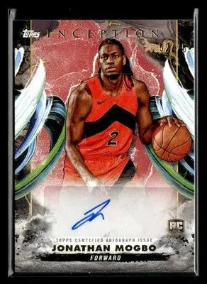 2025 Topps Inception #RA-JM Jonathan Mogbo Rookie Autographs Red #/75 - Basketball Card Single