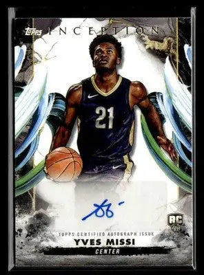 2025 Topps Inception #RA-YM Yves Missi Rookie Autographs - Basketball Card Single