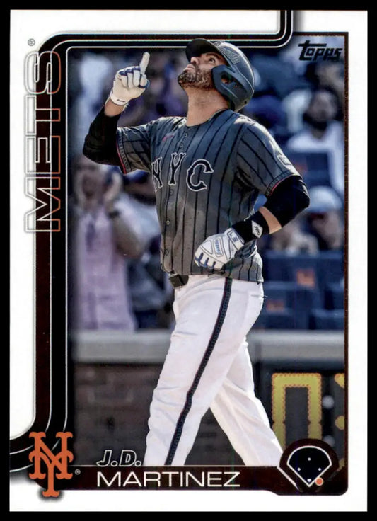 2025 Topps J.D. Martinez 549 New York Mets NM - Baseball Card Single