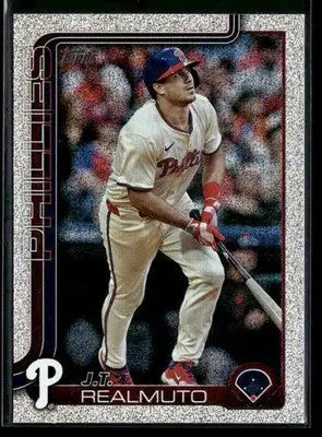 2025 Topps J.T. Realmuto #625 Sandglitter Philadelphia Phillies