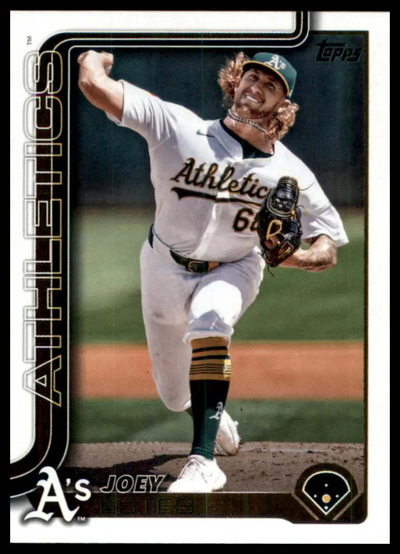 2025 Topps Joey Estes 445 Athletics NM - Baseball Card Single