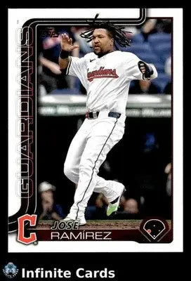 2025 Topps JOSE RAMIREZ #77 [Base] Cleveland Guardians - Baseball Card Single
