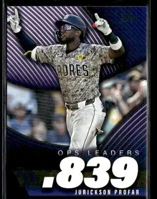 2025 Topps Jurickson Profar #OPS-21 OPS Leaders San Diego Padres