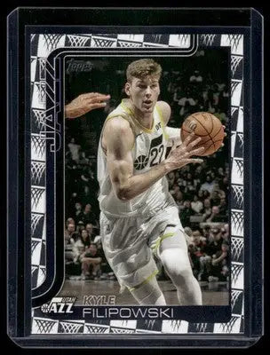2025 Topps Kyle Filipowski #134 Net Border Tip Off Diamante Foil Basketball - Basketball Card Single
