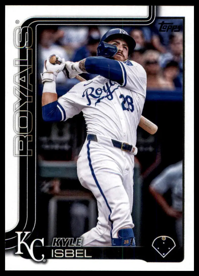 2025 Topps Kyle Isbel 470 Kansas City Royals NM - Baseball Card Single