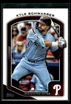 2025 Topps Kyle Schwarber #74 Flagship Collection (Series Two) Phillies