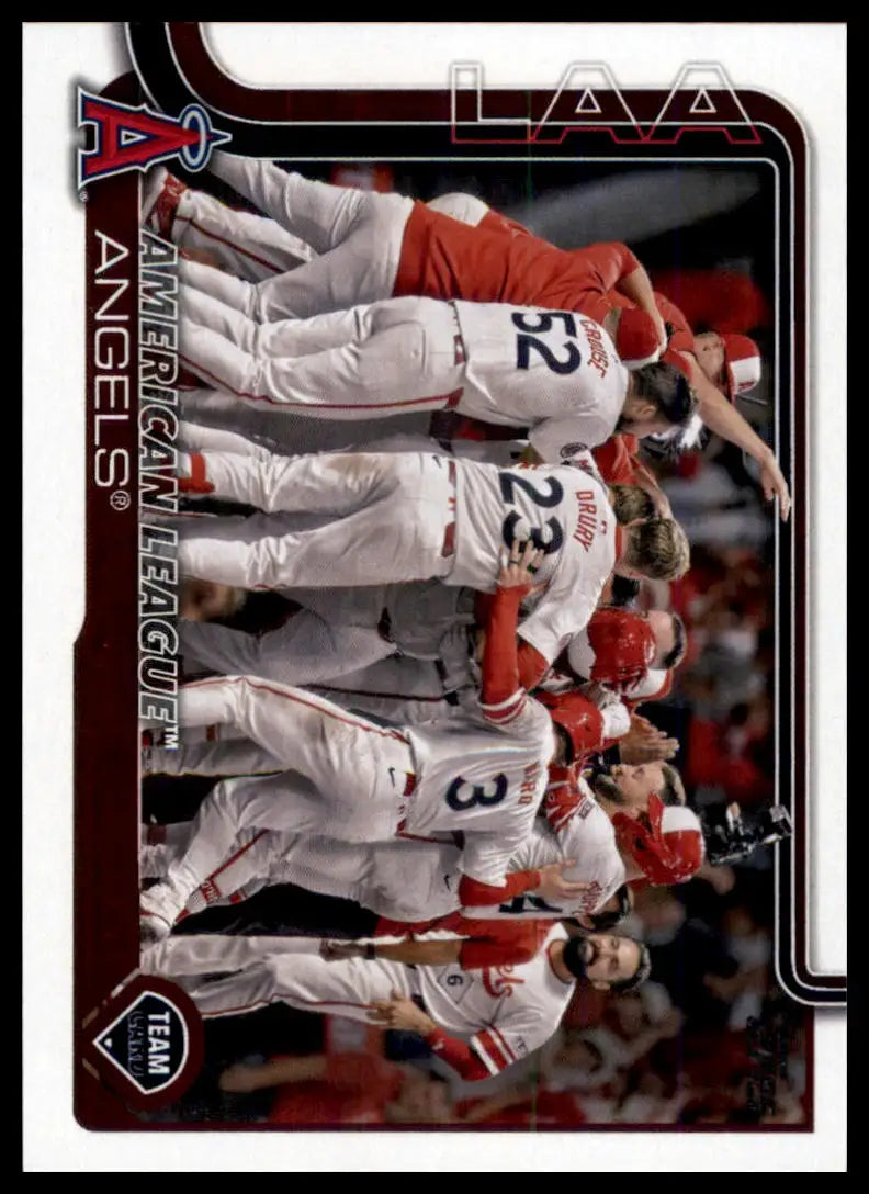2025 Topps Los Angeles Angels 85 Los Angeles Angels NM - Baseball Card Single