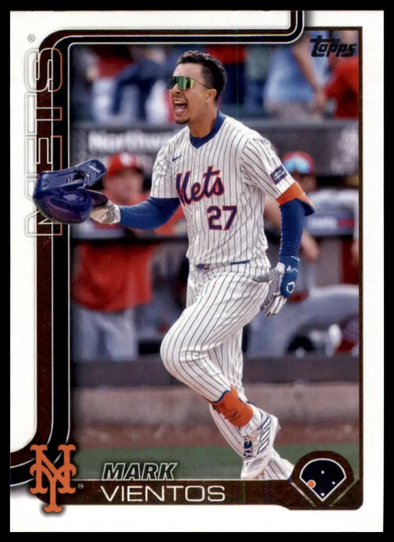 2025 Topps Mark Vientos 174 New York Mets NM - Baseball Card Single